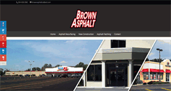 Desktop Screenshot of brownasphalt.com