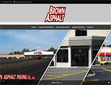 Tablet Screenshot of brownasphalt.com